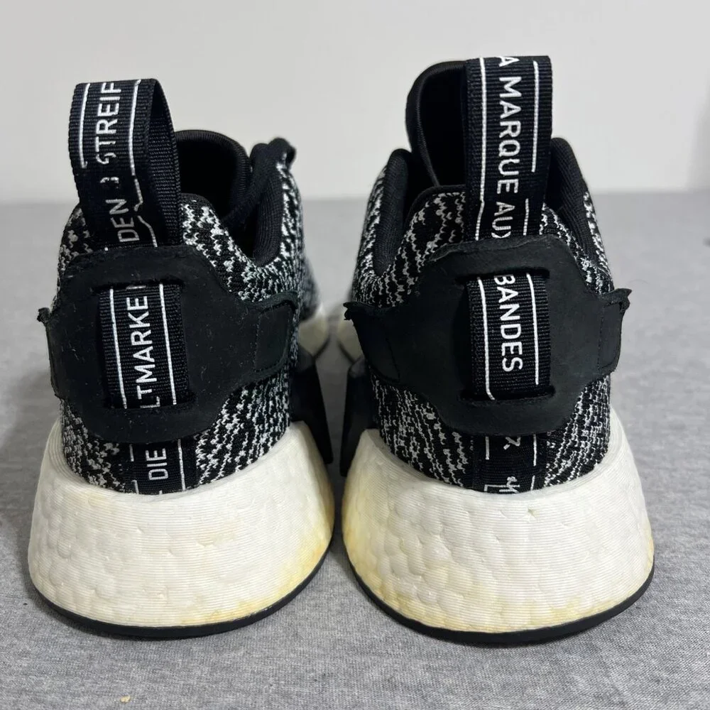 Adidas NMD R2‎ Oreo Running Shoes Mens Size 12 Sneakers B22631